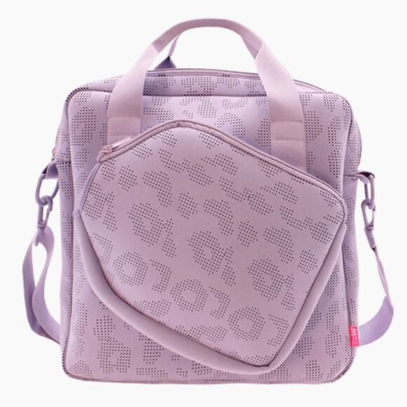 Mytagalongs Handbags - MYTAGALONGS Pickleball Square Tote - Lavender